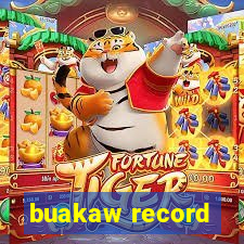 buakaw record